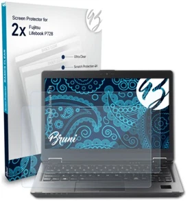Bruni 2x Protective Film for Fujitsu Lifebook P728 Screen Protector - Picture 1 of 8