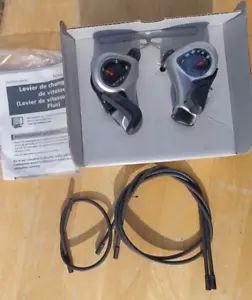 Shimano Tourney SL TX50 R6 Shifter Set 3x6 speed for Flat Bar - Thumb Shifters - Picture 1 of 5