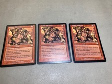 Lot of 3X Goblin Piledriver Onslaught MTG Card PL