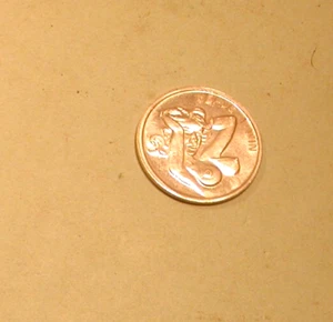 Vintage HEADS Tails Aluminum Token - Picture 1 of 2