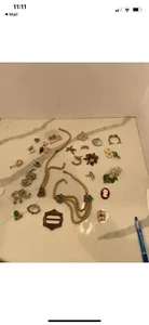lot of vintage /estate jewelry pins,necklace and more - Picture 1 of 9