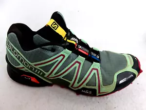 Salomon Sneaker Damen 8,5 Speedcross 3 Pro niedrig grün rot Laufschuh - Bild 1 von 12