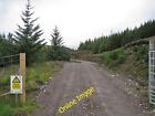 Photo 6X4 Gate Into The Forest Gorstan The Forestry Track Crosses Moorlan C2013