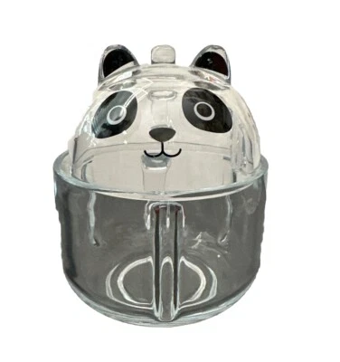 Juego de tazas de vidrio Panda - 3 piezas Foto 1 de 4