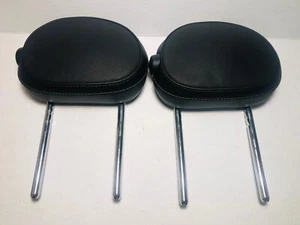 2014-19 Mini Cooper Rear Headrests Set of 2 Black Leather R56 Head Rest OEM ✅ - Picture 1 of 8