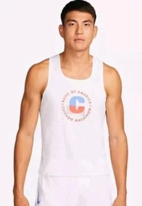 🔥 $ 90 Neu mit Etikett Nike Aeroswift Chicago Marathon, Herren Singlet XXL - Bild 1 von 3