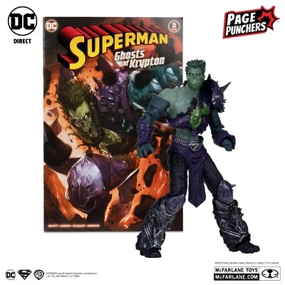 McFarlane DC Multiverse GHOST OF ZOD 7′′ FIGURA SUPERMAN GHOSTS KRYPTON con cómic Foto 1 de 4