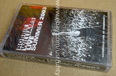 ROBBIE WILLIAMS LIVE SUMMER 2003 RARE UKR ORIGINAL TAPE CASSETTE SEALED - Image 1 of 2