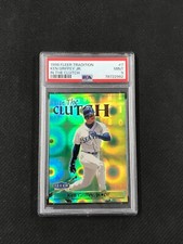 PSA 9 1998 Fleer Tradition #7 Ken Griffey Jr In The Clutch Insert HOF No Reserve