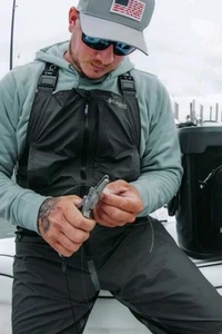 Men's Columbia Pfg Force 12 Outdry extreme Waterproof Fishing-boating Bib Large - Picture 1 of 17