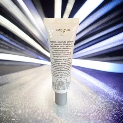 MARY KAY Medium-Coverage Foundation Ivory 105 Liquid 1 fl oz. 303600 Retired NIB - Image 1 of 4