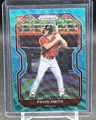 2021 Panini Prizm - Pavin Smith #70 Teal Wave Prizm (RC) - Image 1 of 2