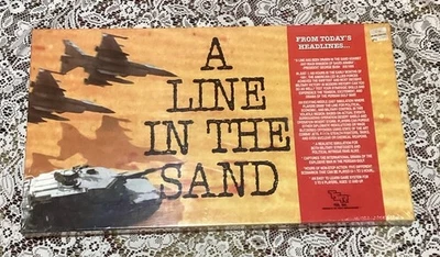 TSR Board Game A Line in the Sand 1991 Desert Shield Persian Gulf Sealed In Box - Image 1 of 4