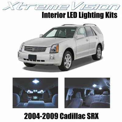 LED interior XtremeVision para Cadillac SRX 2004-2009 (12 PIEZAS) blanco frío Foto 1 de 4