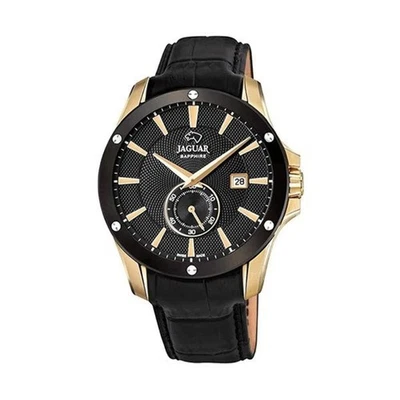 Reloj de cuarzo suizo Jaguar para hombre - Modelo J881/1, caja de acero inoxidable tono dorado, Foto 1 de 4
