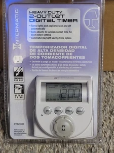 INTERMATIC Modelo DT620CH 2 Enchufes - Salida Temporizador Digital - Nuevo - Imagen 1 de 2