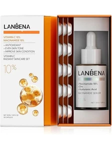 LANBENA Nuovo Arrivo Crema Vitamina C Siero Idratante Viso.Set Cura Pelle Donna. - Foto 1 di 7