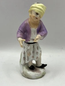 Beggar. Antique Porcelain Figure. 8.5cm - Picture 1 of 10