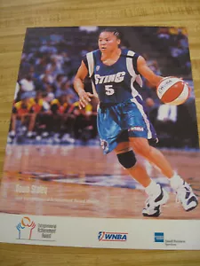 PÓSTER WNBA-AMANECER STALEY-1999 EMPRENDEDOR GANADOR-ENTRENADOR-CAROLINA DEL SUR-NCAA - Imagen 1 de 2