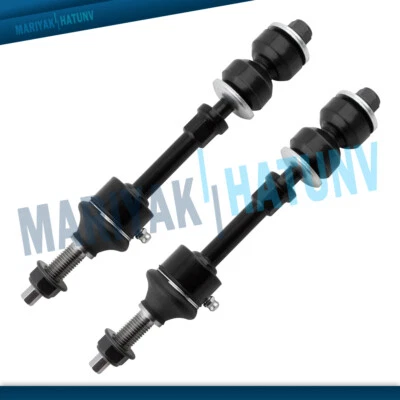 For 2005 2006 - 2008 Ford F-150 Lincoln Mark LT 2WD (2) Front Sway Bar End Links - Image 1 of 4