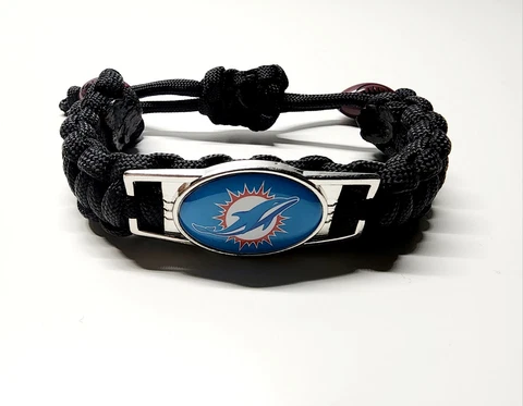 Miami Dolphins Adjustable Charm Bracelet  Fan Apparel & Souvenirs Football NFL Cover