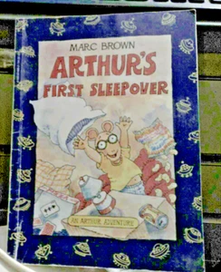 Arthur's First Sleepover Paperback Marc Brown AN ARTHUR ADVENTURE - Picture 1 of 1