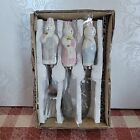 Vintage Bunny Rabbit Child's Easter Silverware Stainless Set Knife Fork Spoon 