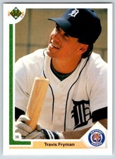 1991 UPPER DECK TRAVIS FRYMAN DETROIT TIGERS #225