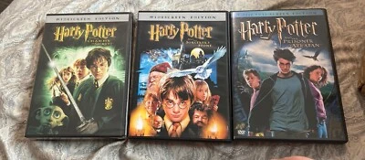 Harry Potter Sorcerers Stone/ Chamber of Secrets (NiB)/ Prisoners Of Azkaban DVD - Image 1 of 4