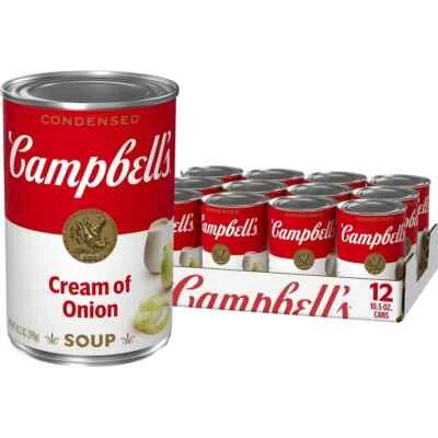 Campbell's Condensed Cream of Onion Soup, 10.5 oz Can Ounce (Pack 12) - Image 1 of 4