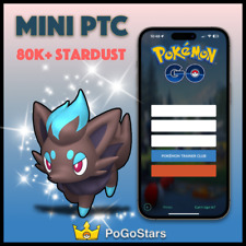 Pokémon Go - Shiny Zorua - Mini PTC 80K Stardust✨Przeczytaj opis✨