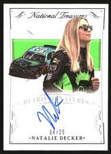 2022 Panini National Treasures Retro Signatures #1 Natalie Decker Auto /25