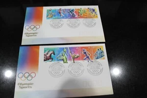 2000 OLYMPIC SPORTS FDC SET OF 2 - Bild 1 von 1