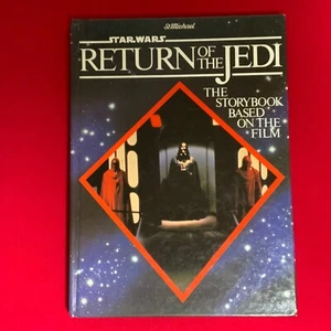 Vintage 1983 St Michaels Star Wars Return of the Jedi Storybook of the Film - Imagen 1 de 8