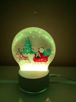 LED圣诞台灯灯家居装饰豪华夜间照明灯 — 第 1/3 张图片