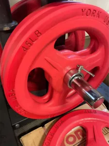 Brand New Pair Of 45lb Bumper Grip Plates, Total Weights 90lbs - Picture 1 of 6