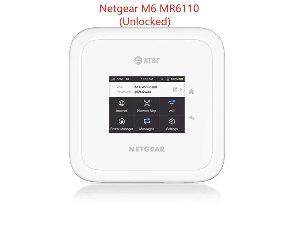 NETGEAR Nighthawk M6 MR6110 AT&T 5G Wi-Fi Router - White | Netgear M6 MR6110 - Image 1 of 4