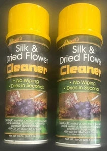 2X Abigail Silk and Dry Dried Flowers & Plants Leafs Cleaner Spray - 10 oz Cans - Picture 1 of 1