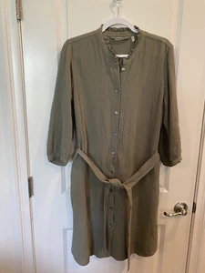 Vestido suave envolvente M botón delantero manga 3/4, Soooo bonito, ligero - Imagen 1 de 12