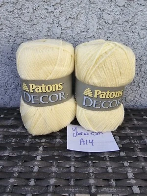 Lote de madejas de 200 yardas de lana acrílica Aron mediano Patons Decor Foto 1 de 4