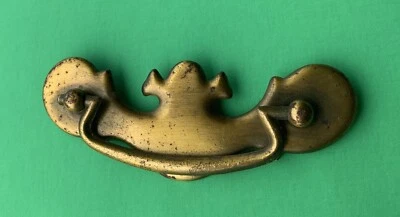 Chippendale винтажный антикварный ящик для фурнитуры ручка латунь 3 дюйма центры - Изображение 1 из 4