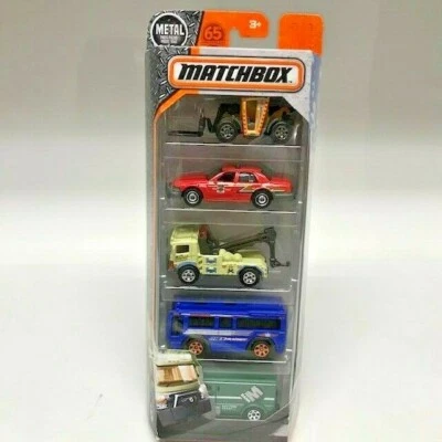 Paquete de 5 Matchbox City Service 65 aniversario metal 2017 nuevo en caja Foto 1 de 3