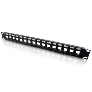 16-Port Blank Keystone/Multimedia Patch Panel-C2G - Picture 1 of 4