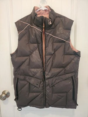 Volcom Women's Thermonite Reversible Vest Size Large Zip Down Puffy Lightweight - Image 1 of 4