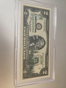 United States 2003 A 2 Dollars Bank Note Overprint New York UNC - Picture 1 of 7