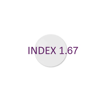 1 Paar Brillengläser Index 1.67 mit Super-Entspiegelung und Hartschicht inkl. - Bild 1 von 2