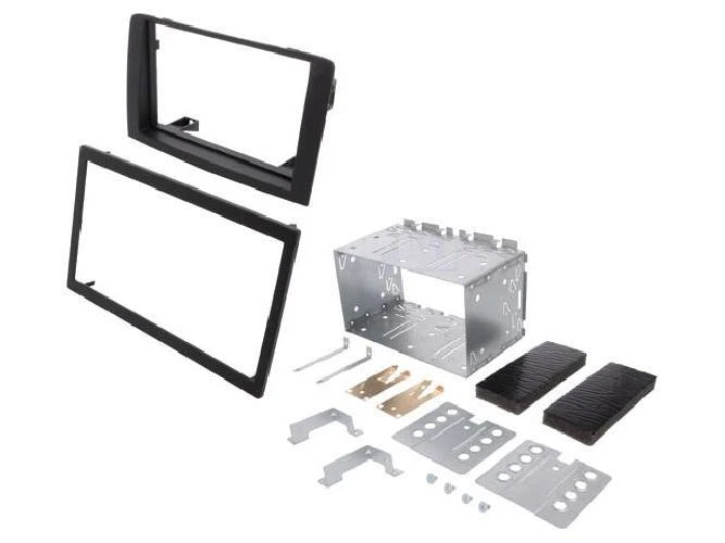 Kit Facade Autoradio KA215E Compatible avec Fiat Idea Lancia Musa 04-12 - gris - Photo 1/1
