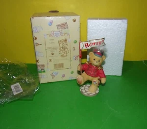 Cherished Teddies Lanny Bear Soldier 1999 ""Hooray Banner"" CT005 con caja - Imagen 1 de 2