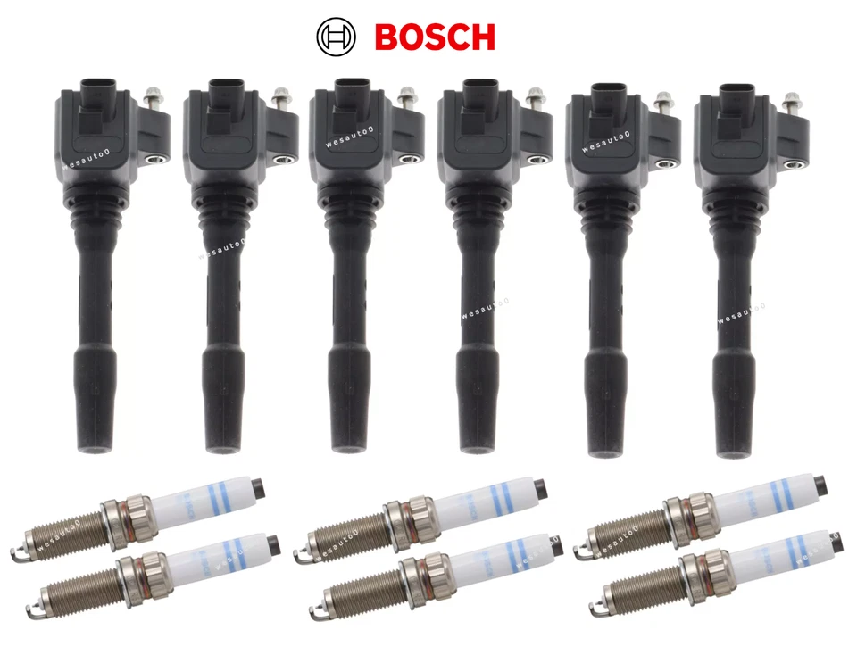 Ignition Coil & Spark Plug (6sets) OEM for BMW 3.0L 640i 740i xDrive GT - Image 1 of 1