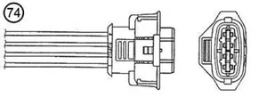 Sonda lambda NGK/NTK para OPEL Corsa C Omega B VAUXHALL Mk II 00-09 855386 - Imagen 1 de 1